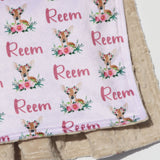 Double Minky Blanket - Fawns