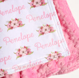 Double Minky Blanket - Primrose