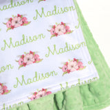 Double Minky Blanket - Primrose