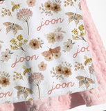 Double Minky Blanket - Summer Garden