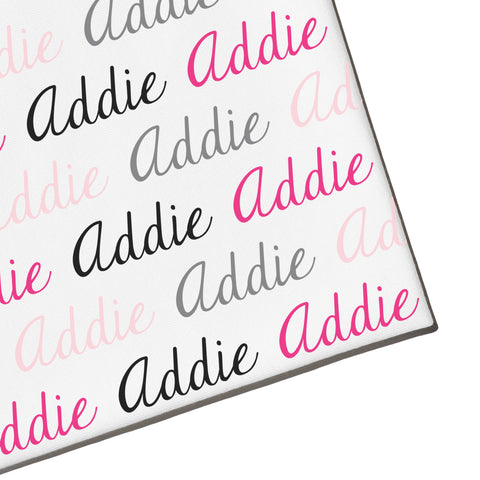 Swaddle - Name Only - Color Combo with White Background